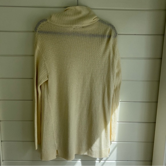 Vineyard Vines cream knit cowl neck tunic - Picture 3 of 4